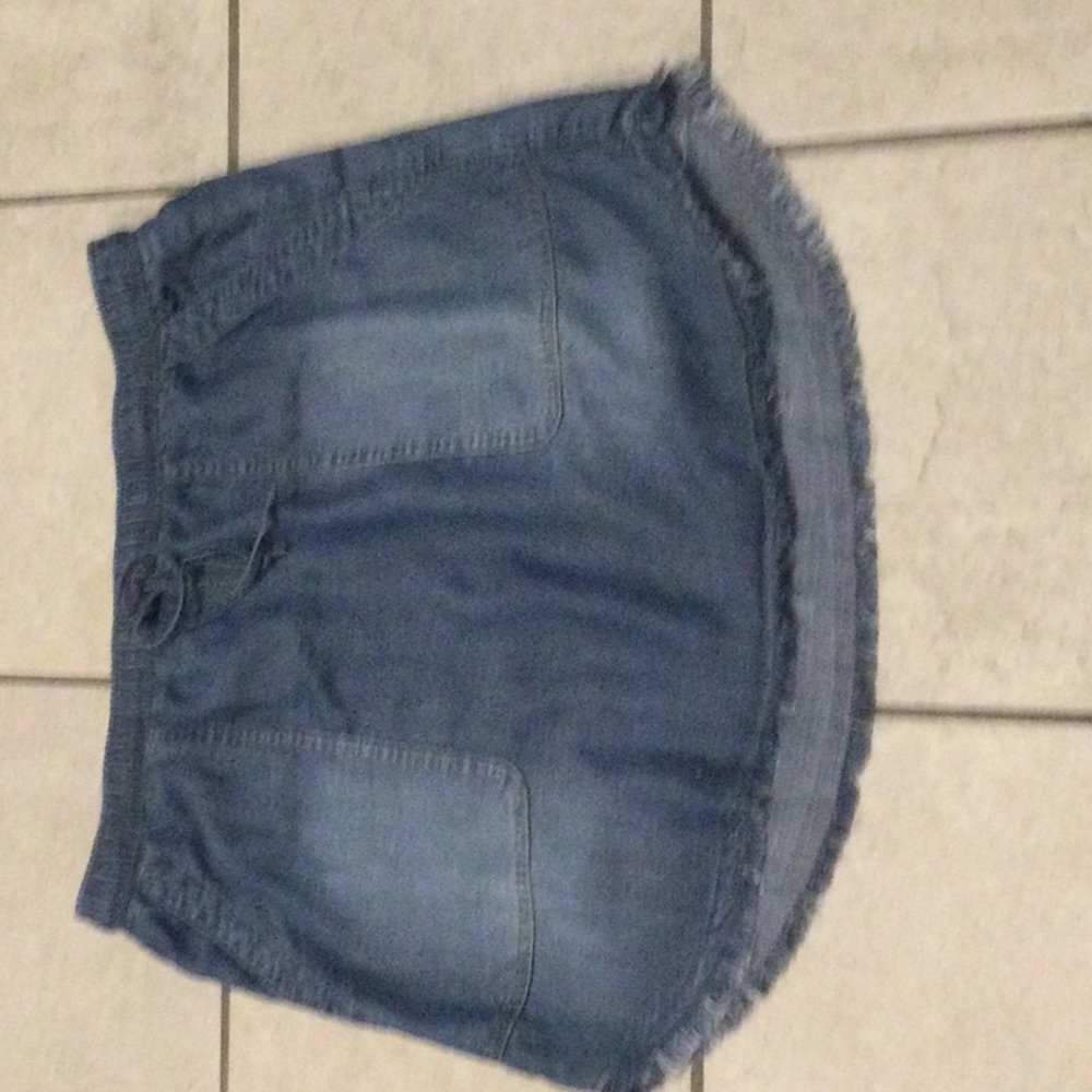 Cloth & Stone 100% Tencel Lyocell denim skirt